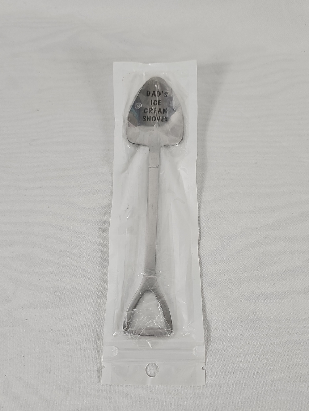 Free Add-On Item - Dad's Ice Cream Shovel Spoon - Stainless Silver Scoop